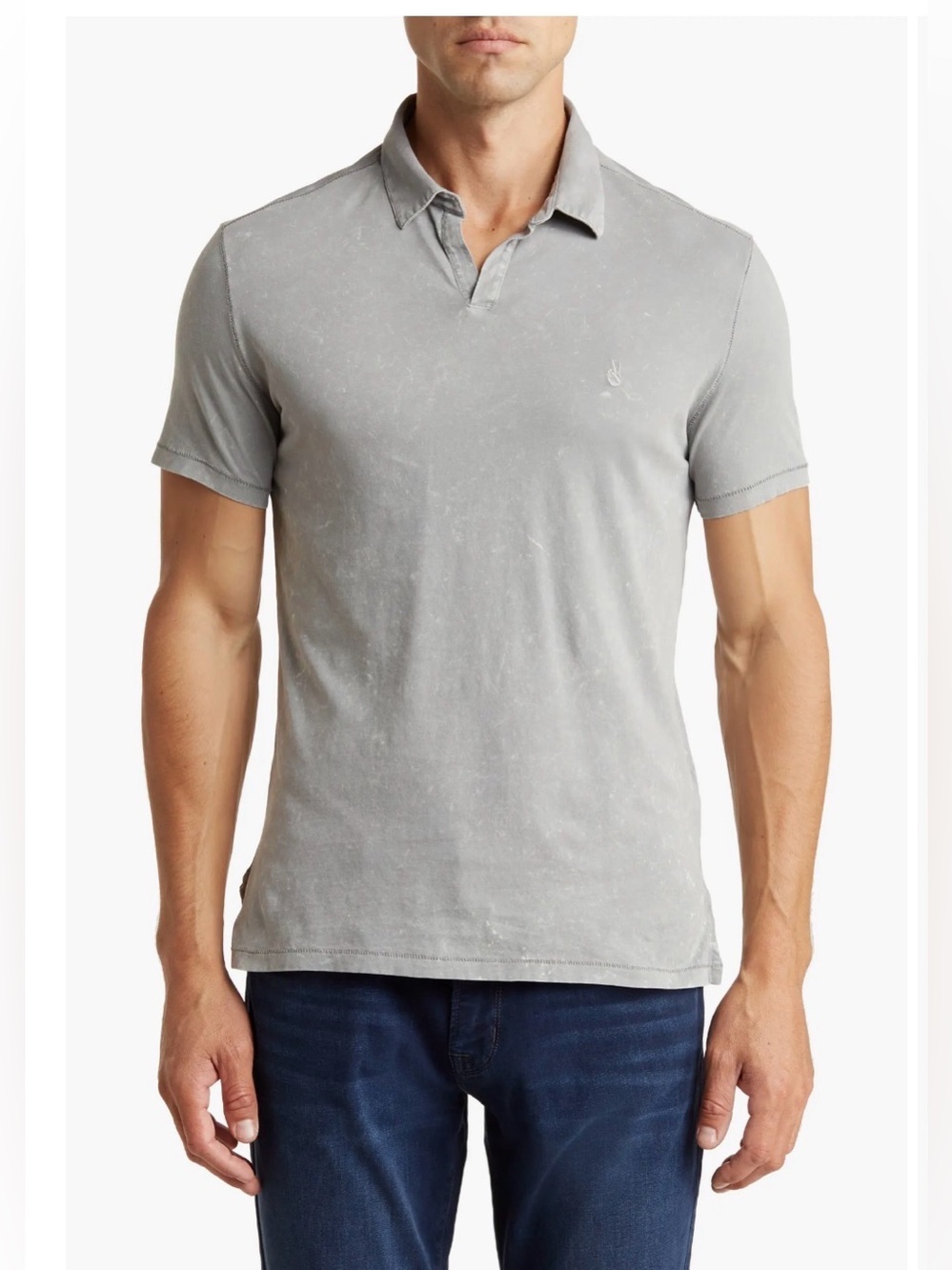John Varvatos Marble Wash Polo Shirt Men’s , XL